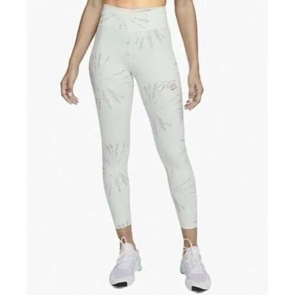 Nike Women's Dri Fit One Luxe Resort Women's Mid-Rise 7/8 Legging Mint Green, S